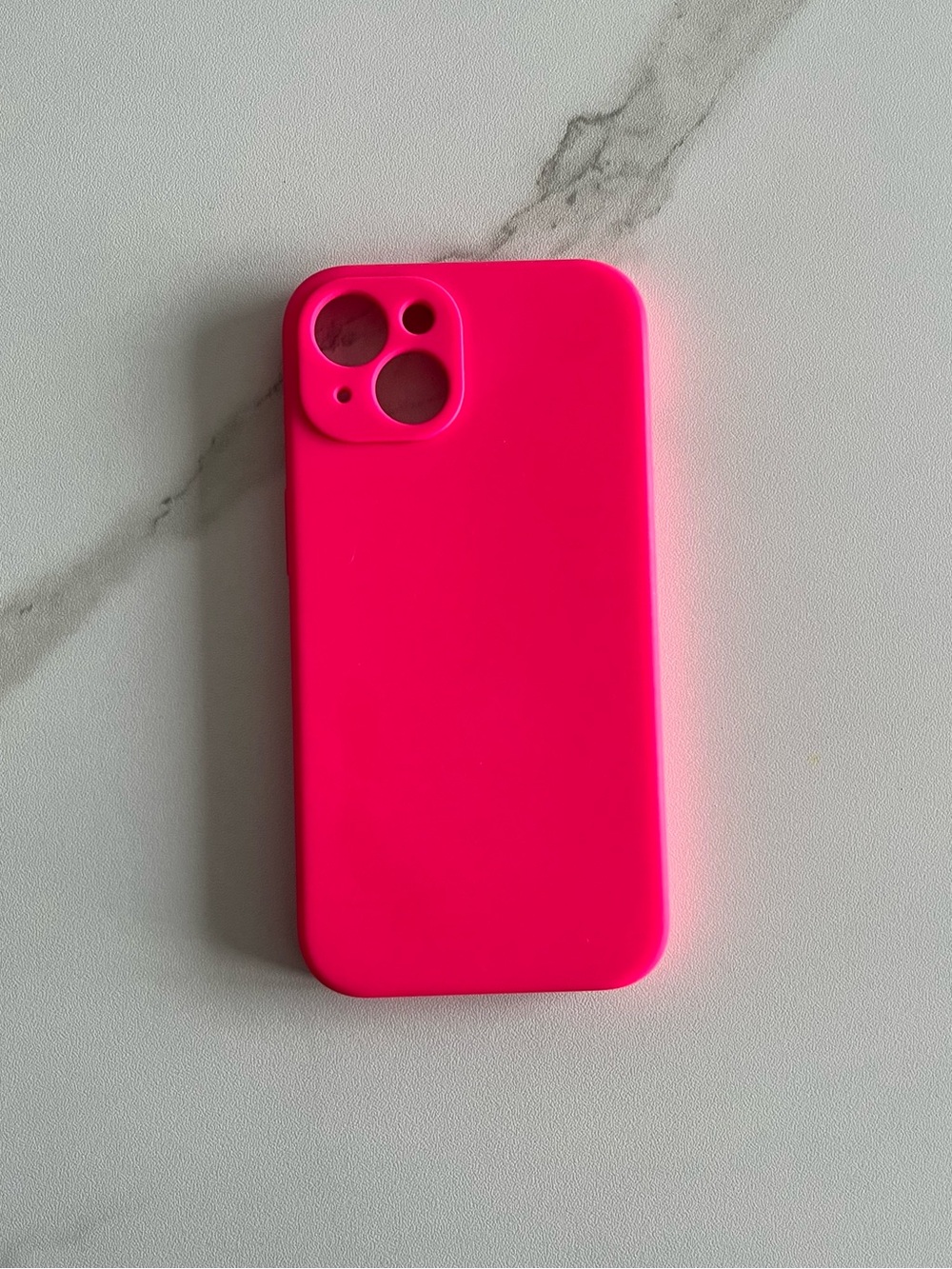 Hot Pink Silicone Phone Case - Unbranded